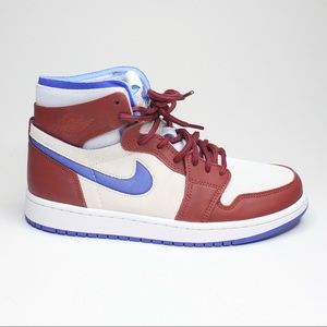 AUTHENTIC NIKE AIR JORDAN 1 ZOOM CMFT TEAM RED